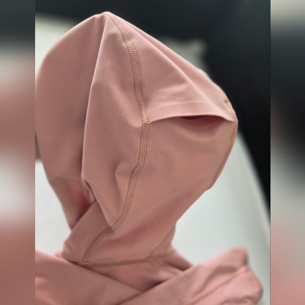 lululemon Break A Trail 1/2 Zip Pink Pastel Hooded Jacket - Picture 12 of 16